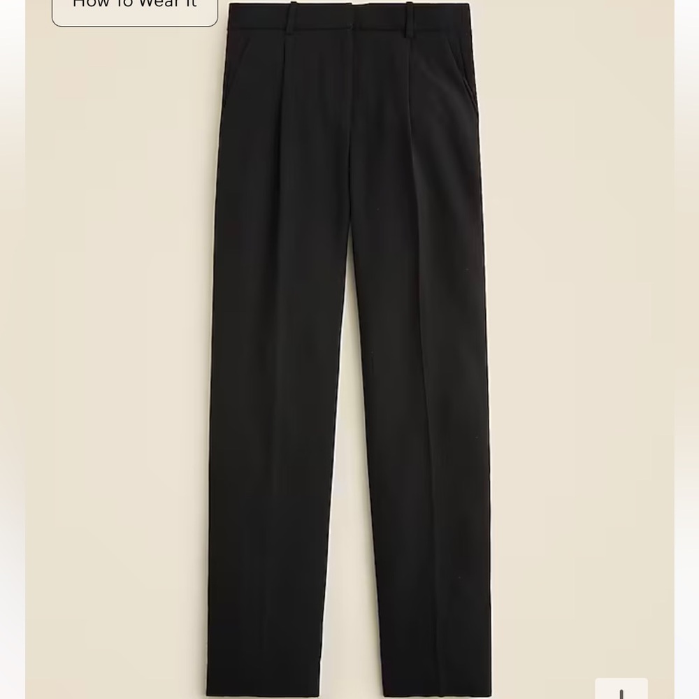 Essential pant in city crepe